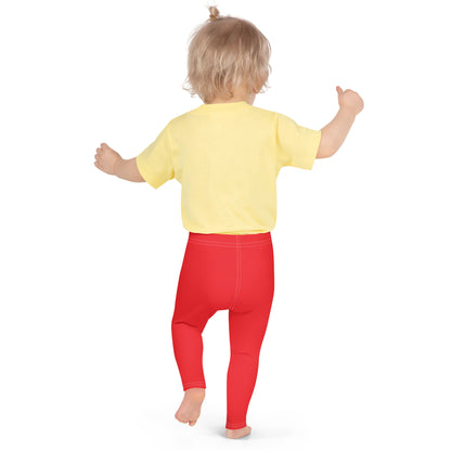 Kid's Leggings - Cherry Pop Red