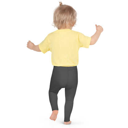 Kid's Leggings - Charcoal Black