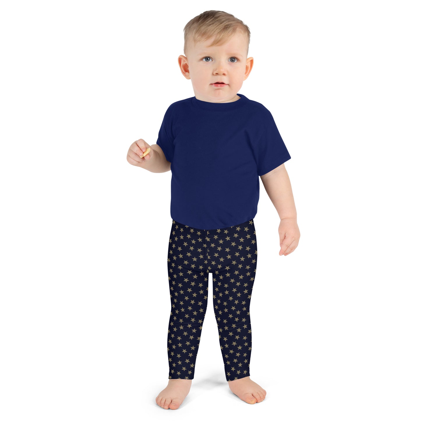 Kid's Leggings - Gold Stars