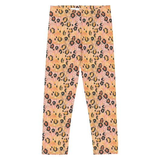 Kid's Leggings - Playful Leopard Print
