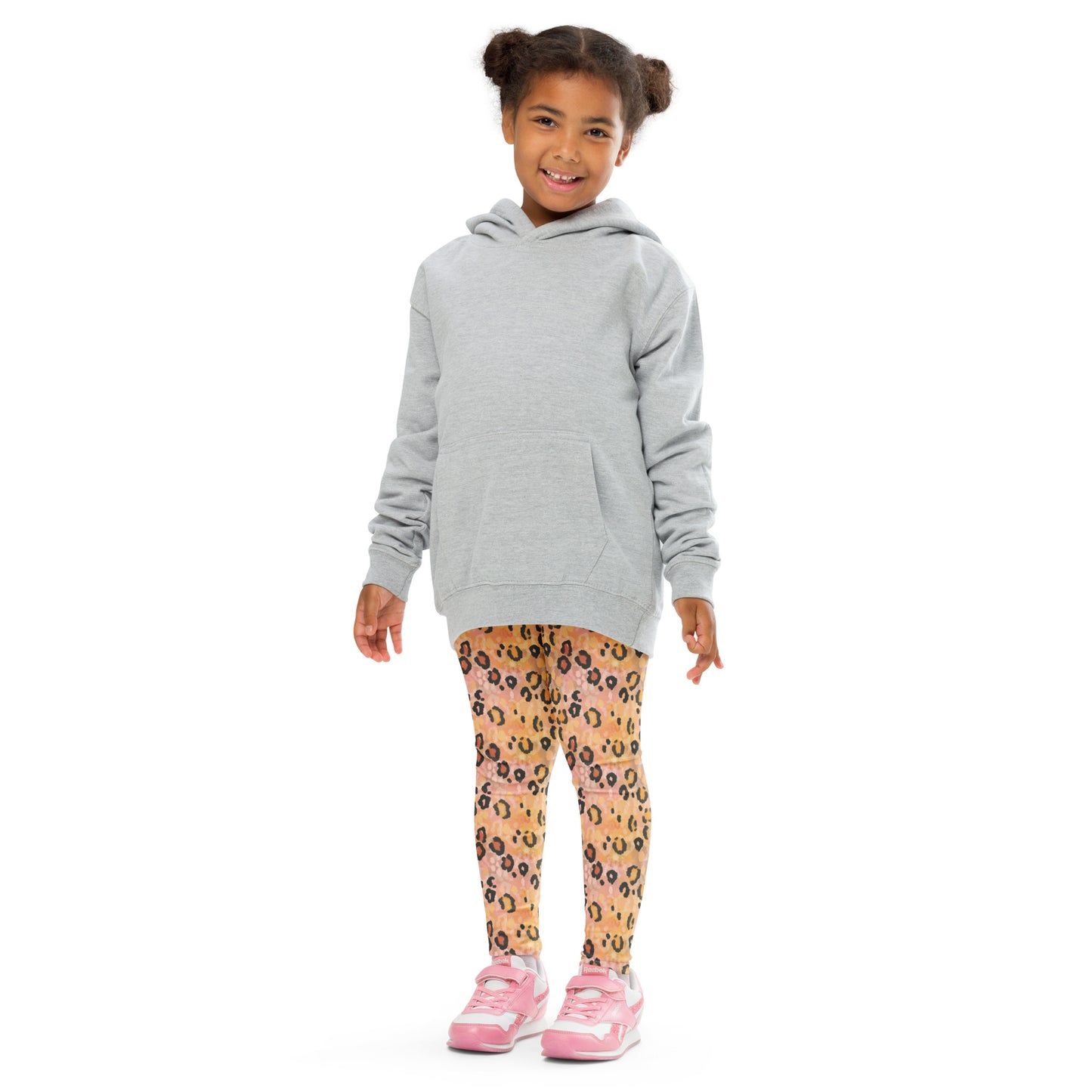 Kid's Leggings - Playful Leopard Print