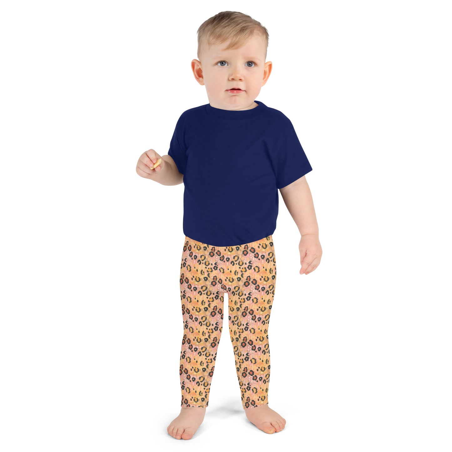 Kid's Leggings - Playful Leopard Print