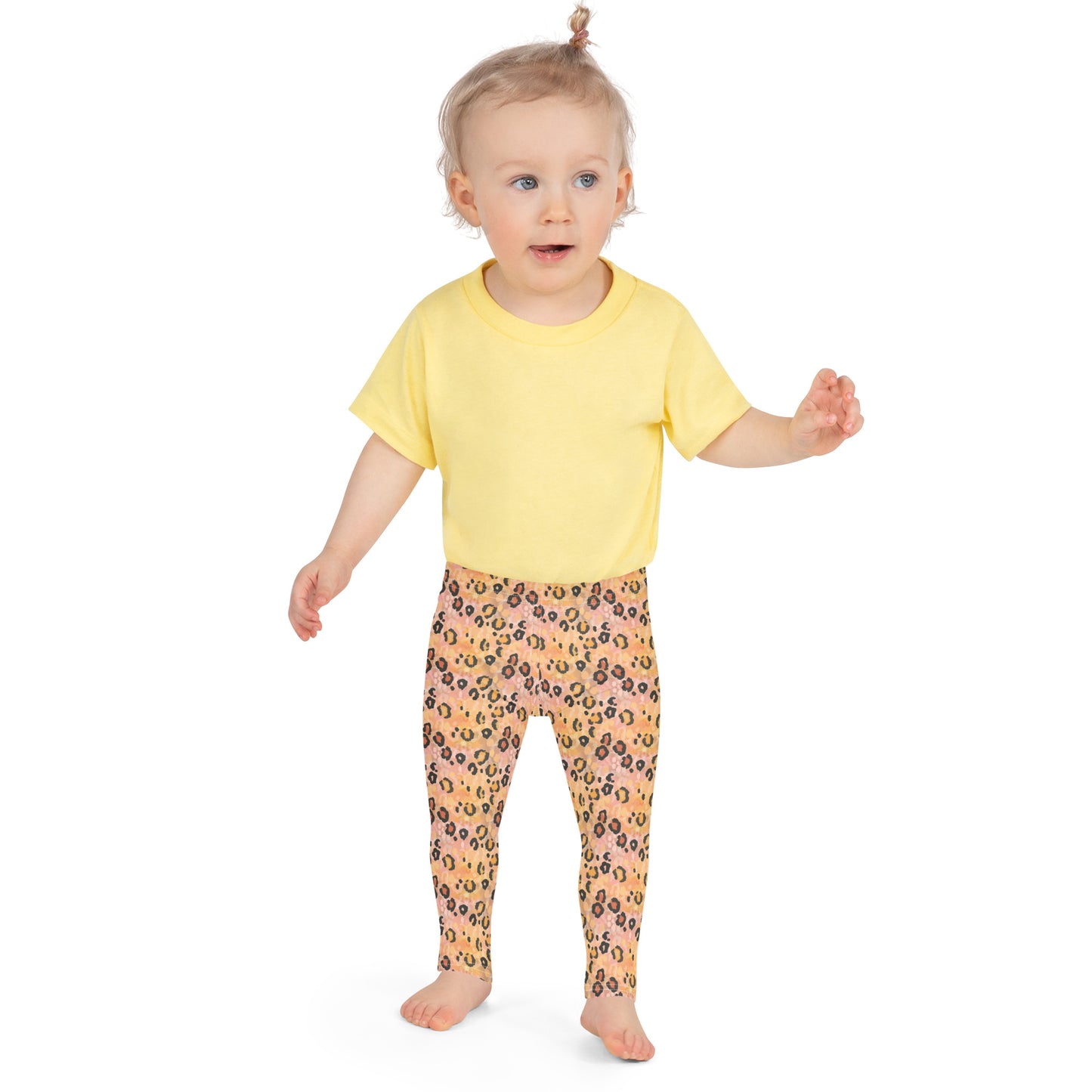 Kid's Leggings - Playful Leopard Print