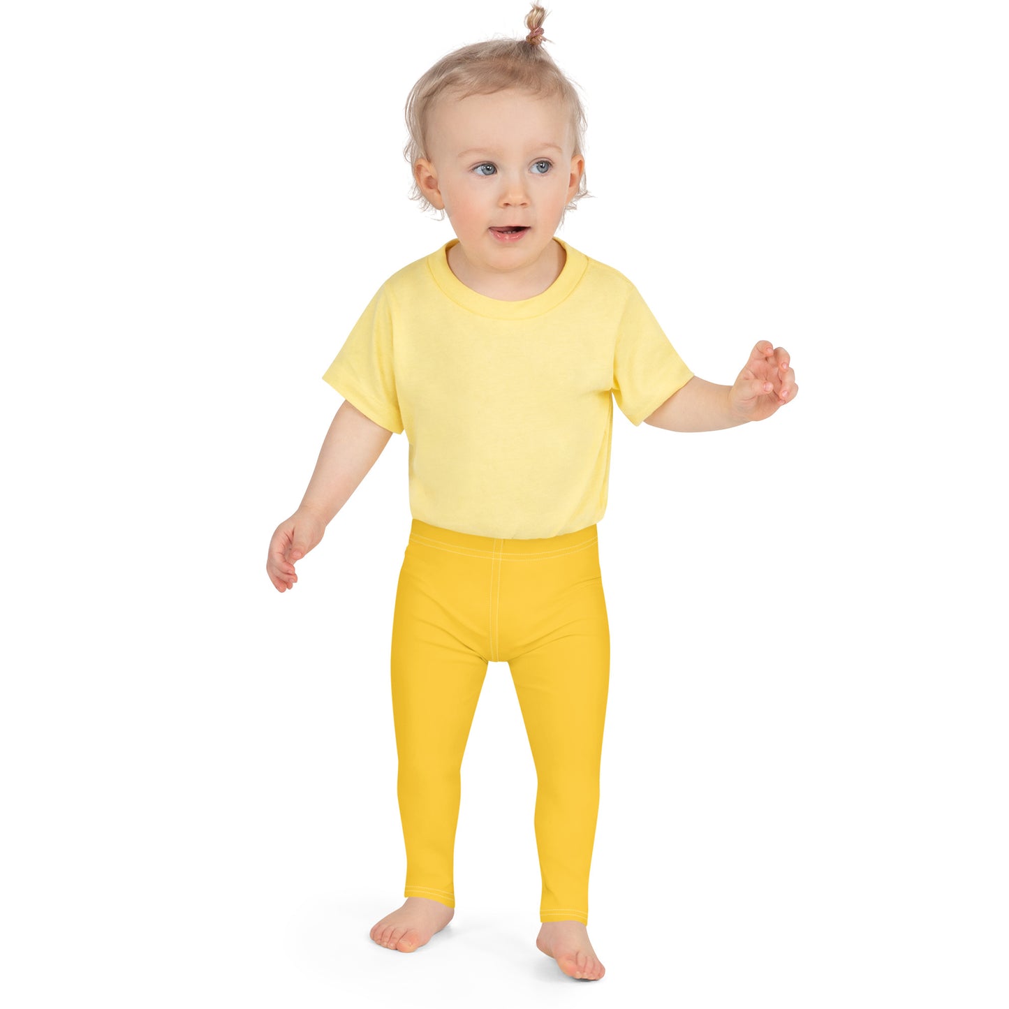 Kid's Leggings - Honey Mustard Yellow