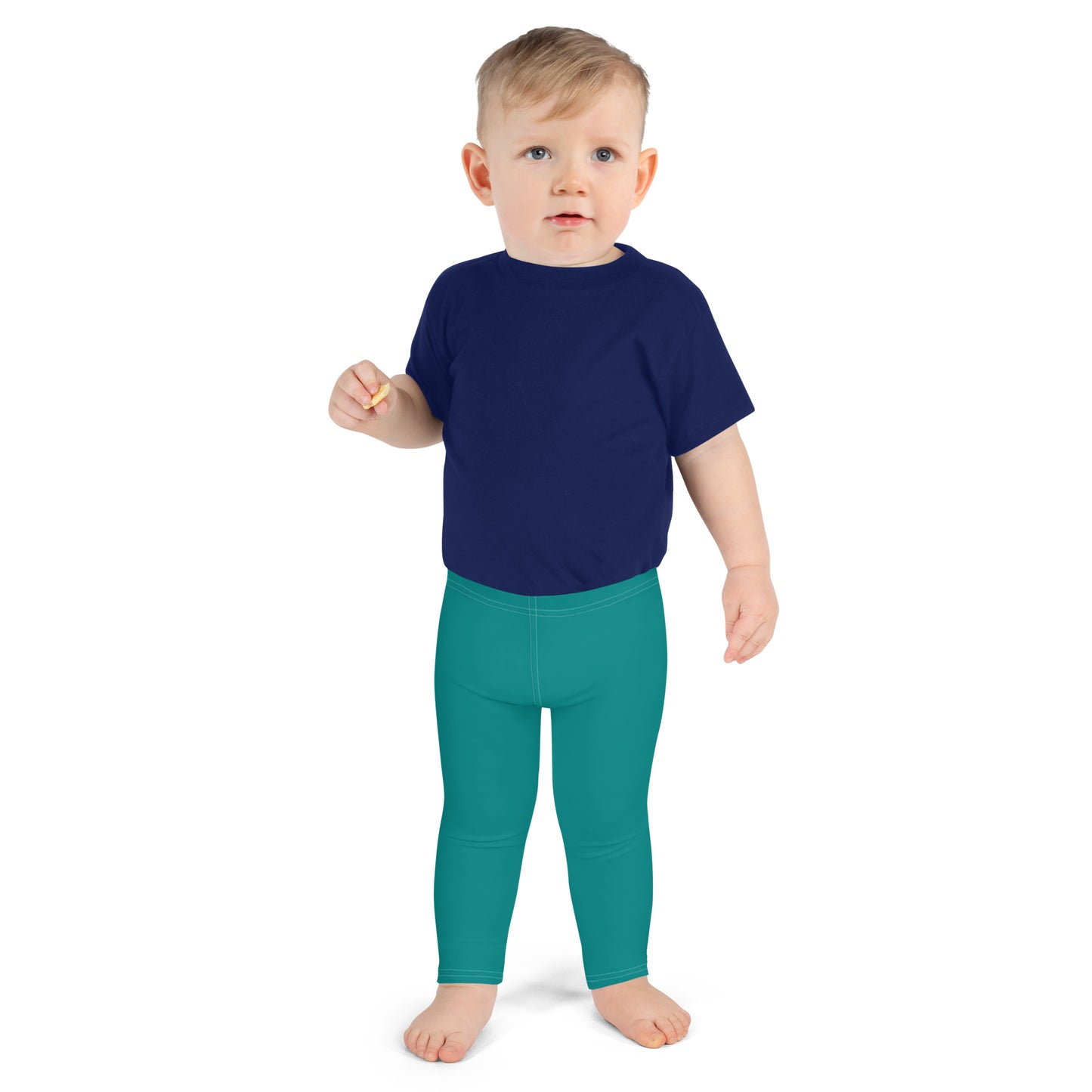 Kid's Leggings - Tropical Teal