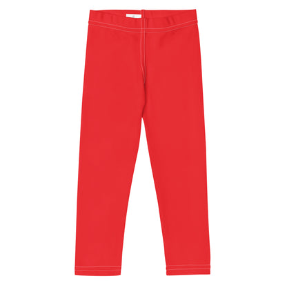 Kid's Leggings - Cherry Pop Red