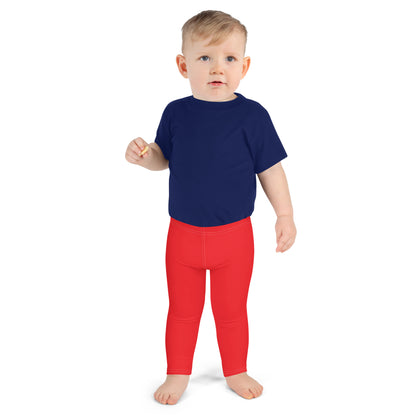 Kid's Leggings - Cherry Pop Red