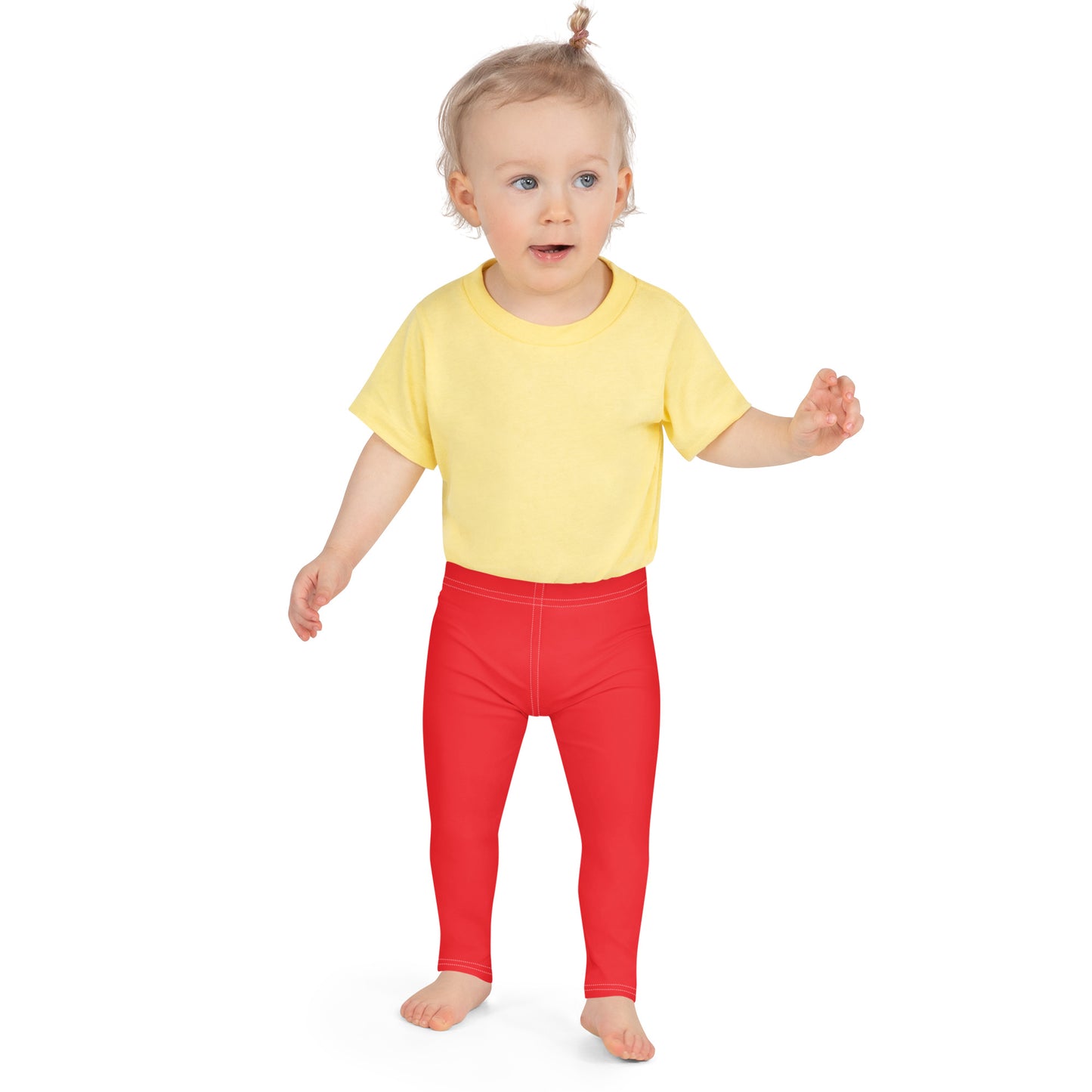Kid's Leggings - Cherry Pop Red