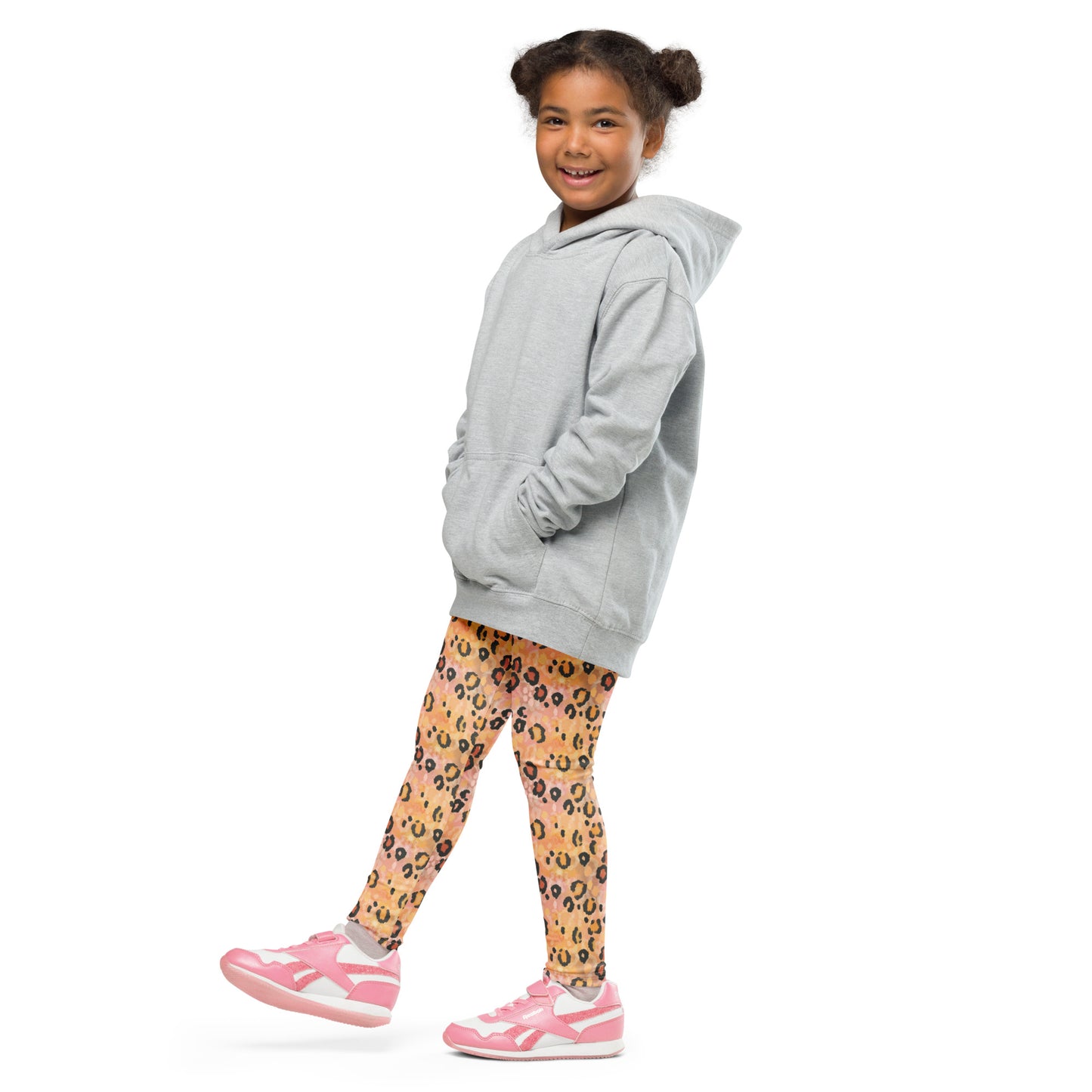 Kid's Leggings - Playful Leopard Print