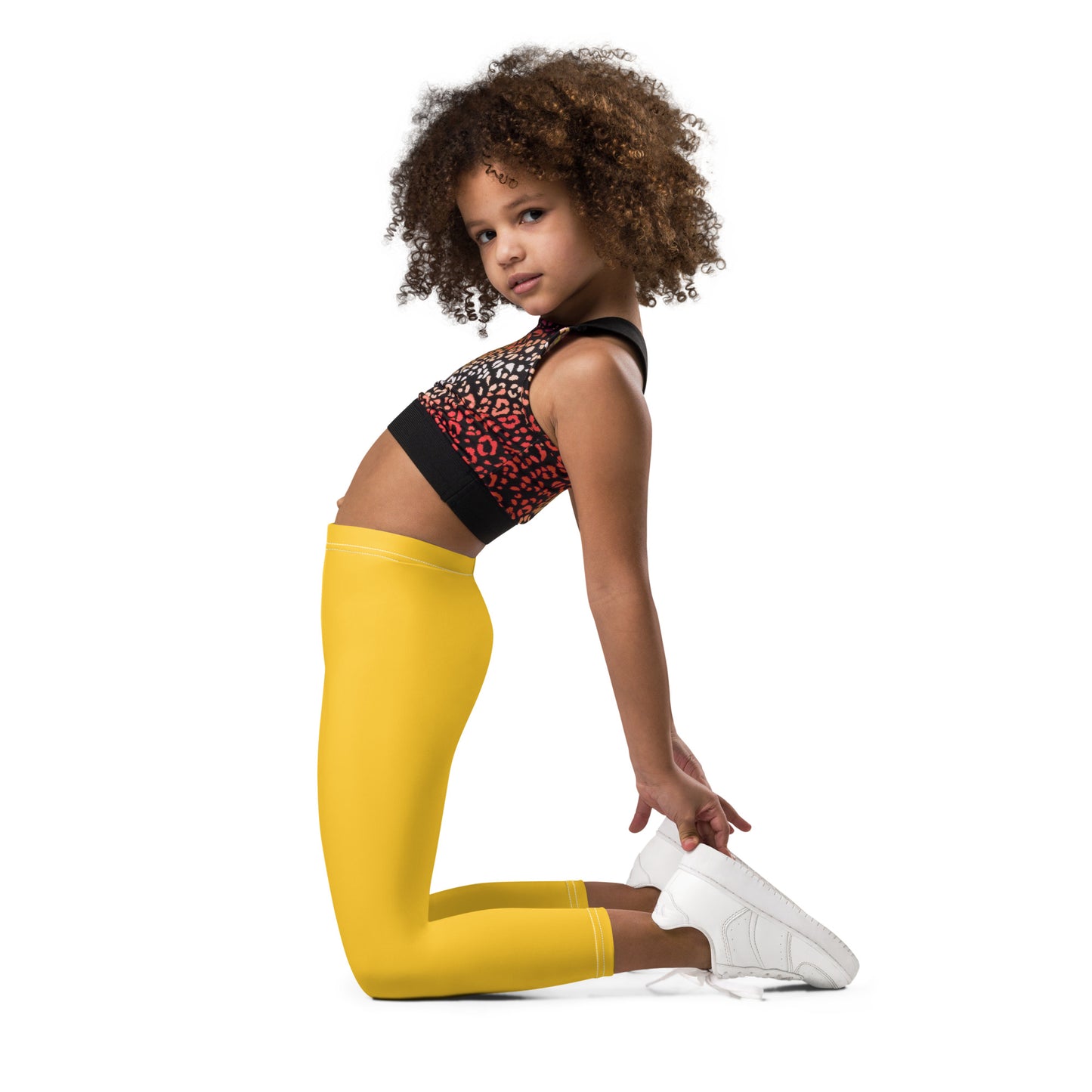 Kid's Leggings - Honey Mustard Yellow