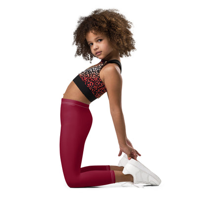 Kid's Leggings - Berry Crush