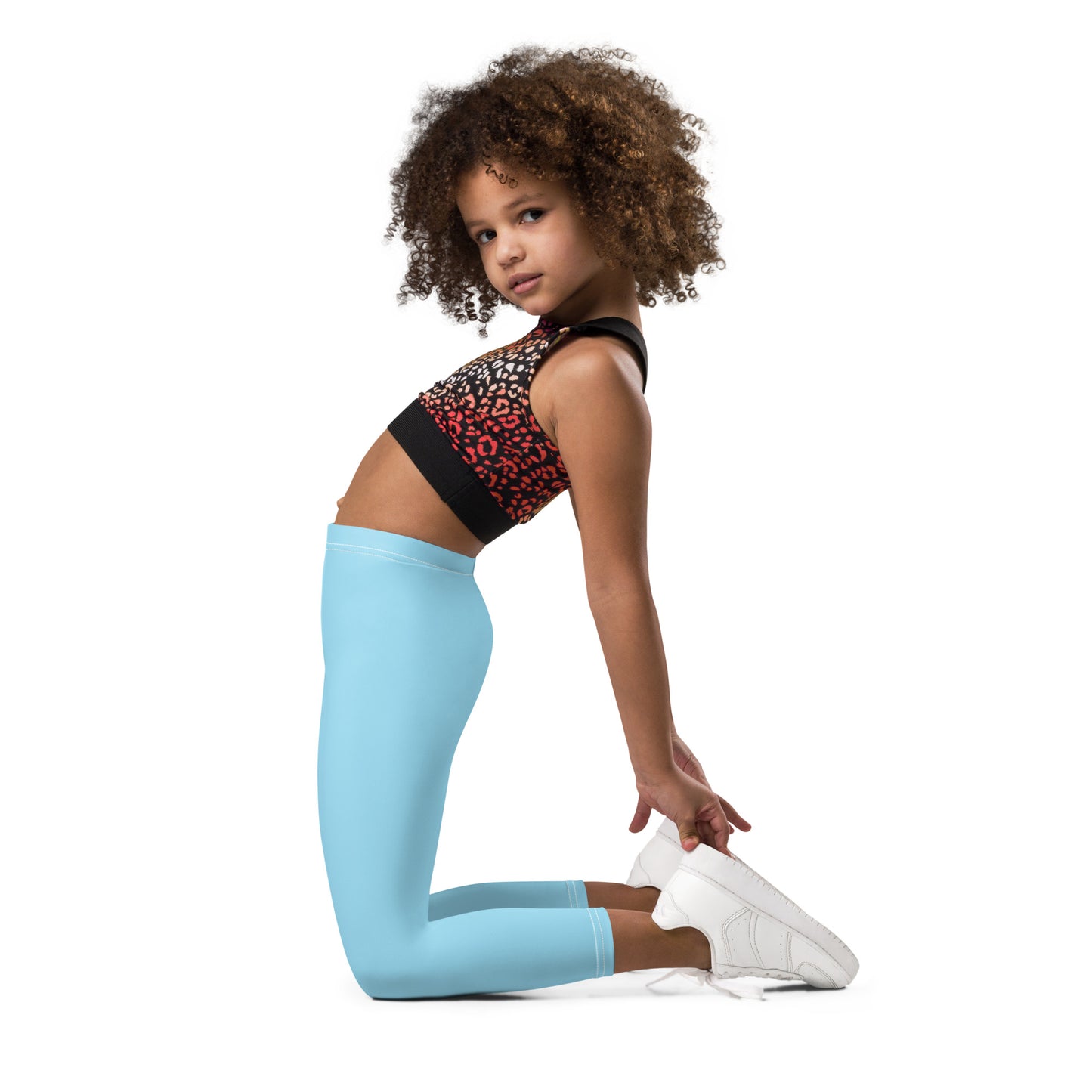 Kid's Leggings - Sky Dream Blue