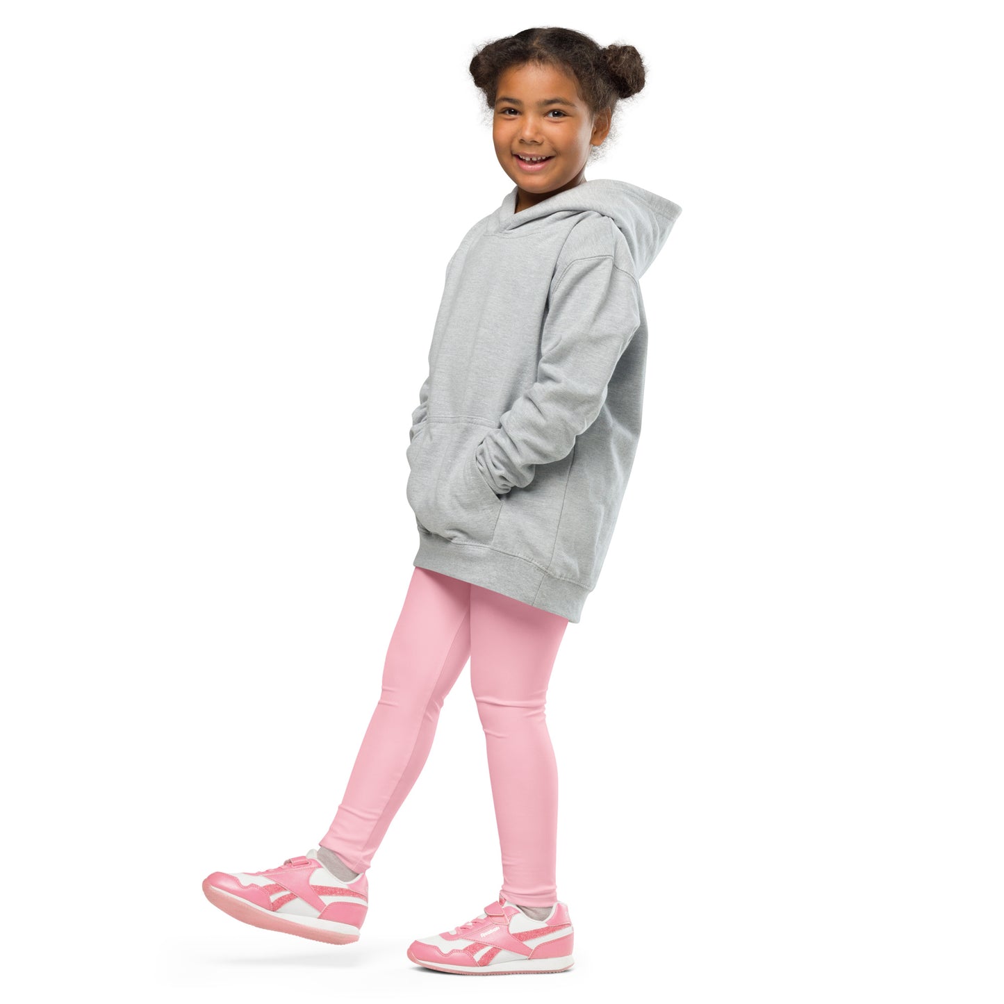 Kid's Leggings - Cotton Candy Pink
