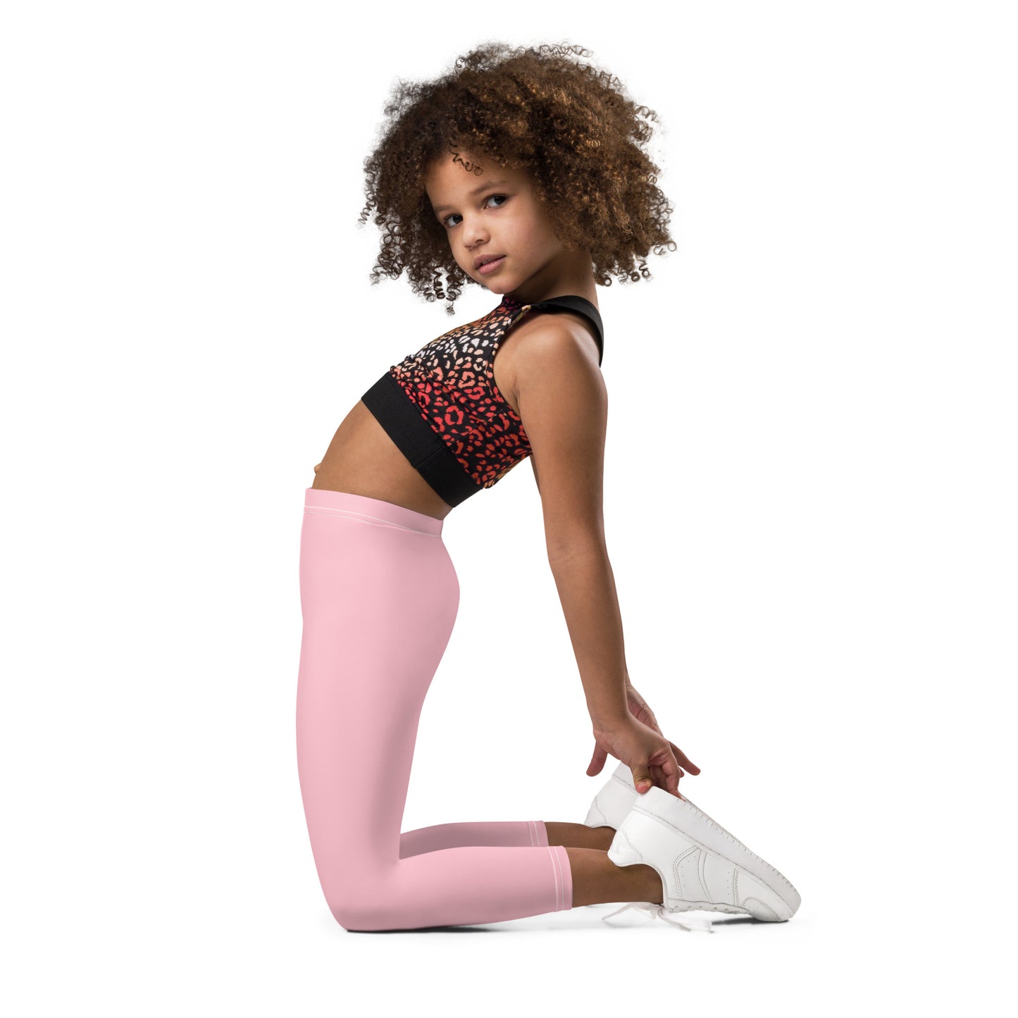 Kid's Leggings - Cotton Candy Pink