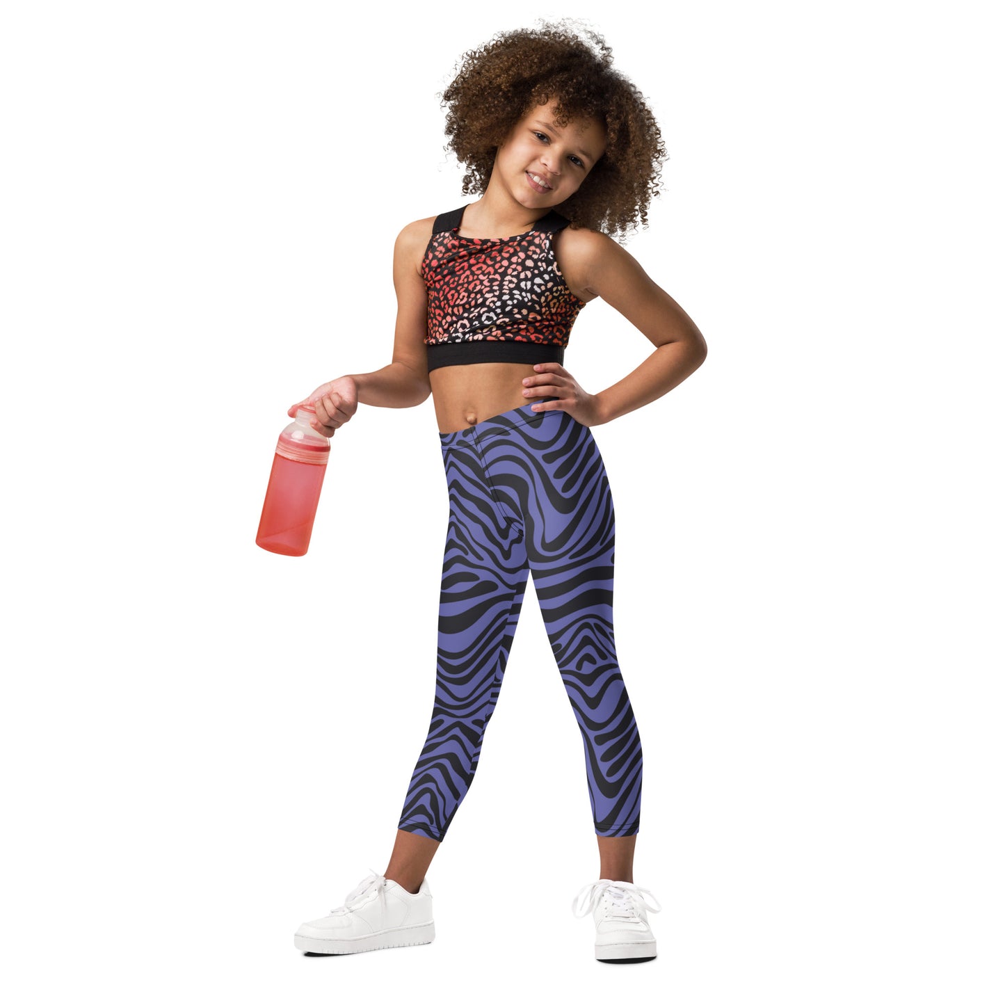 Kid's Leggings - Cosmic Ripple