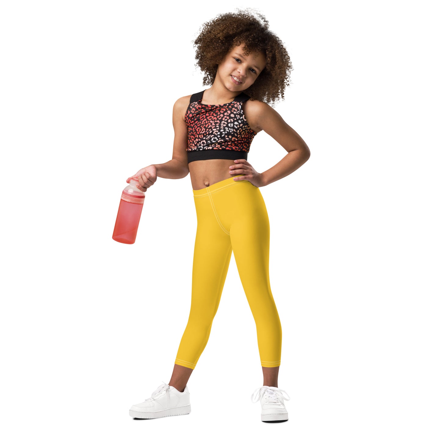 Kid's Leggings - Honey Mustard Yellow