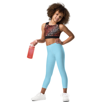 Kid's Leggings - Sky Dream Blue