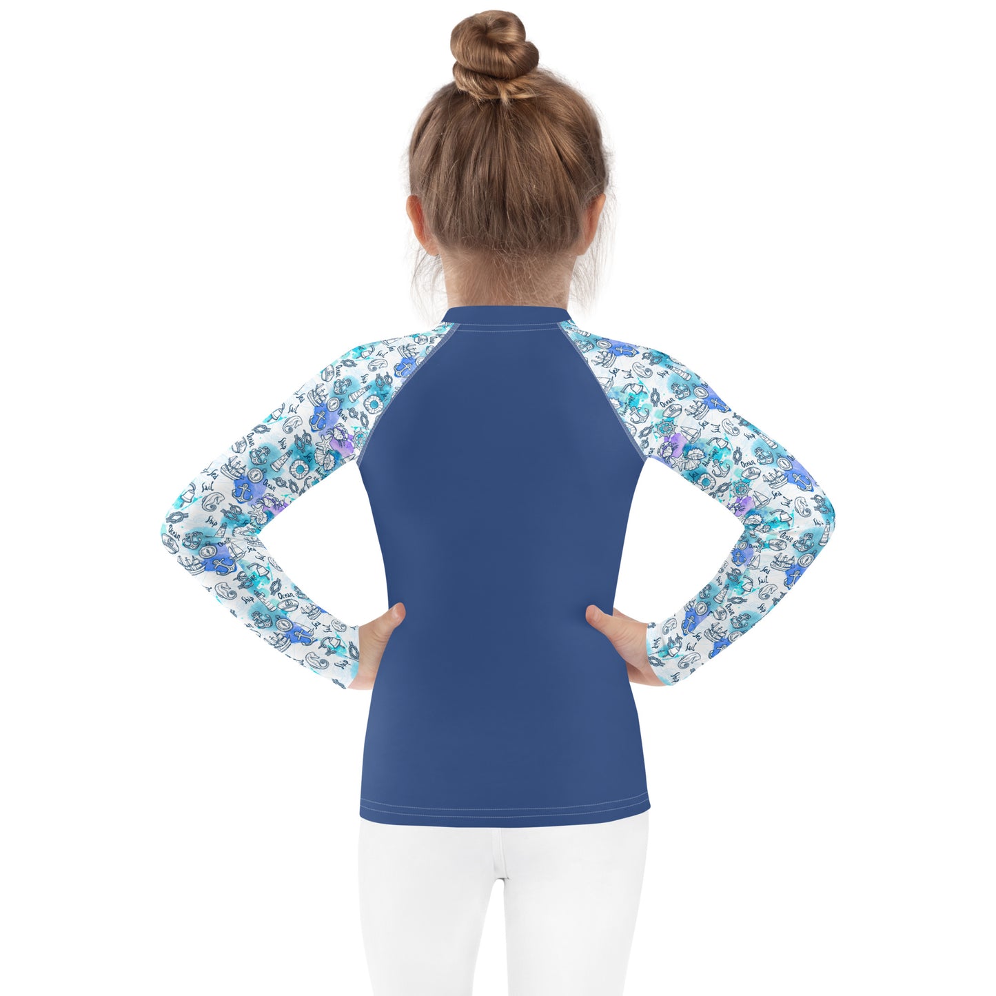 Kids Rash Guard - Splash Squad, Blue
