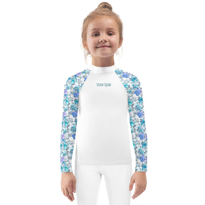 Kids Rash Guard - Splash Squad, White