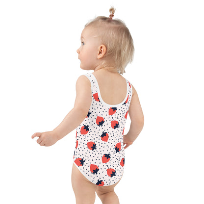 Kids Swimsuit - Strawberry Splash