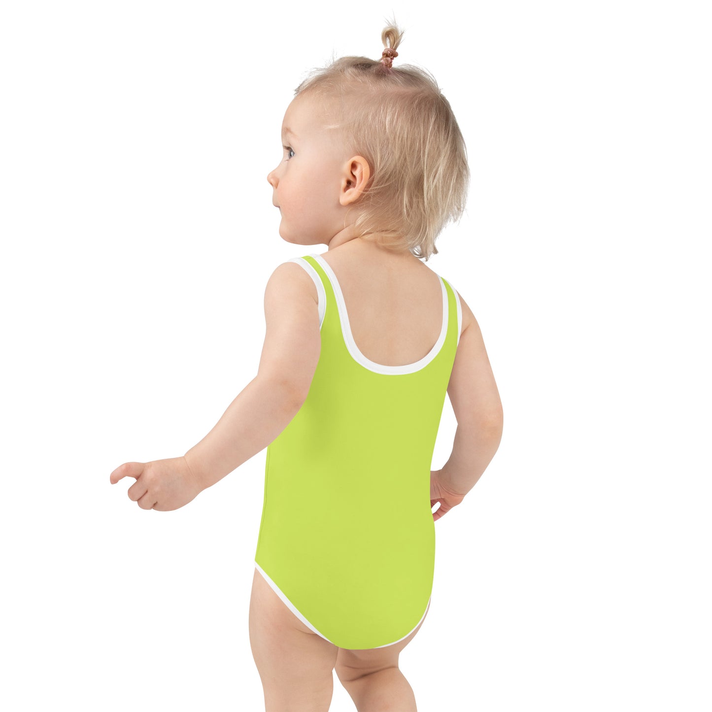 Kids Swimsuit - Lime Green