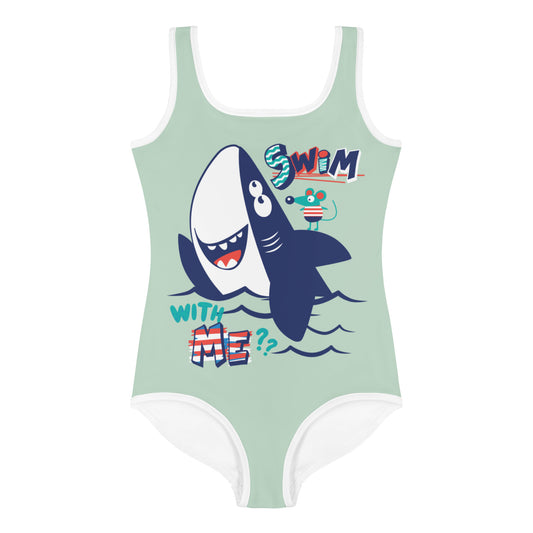 Kids Swimsuit - Swim with Me, Green