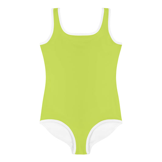 Kids Swimsuit - Lime Green