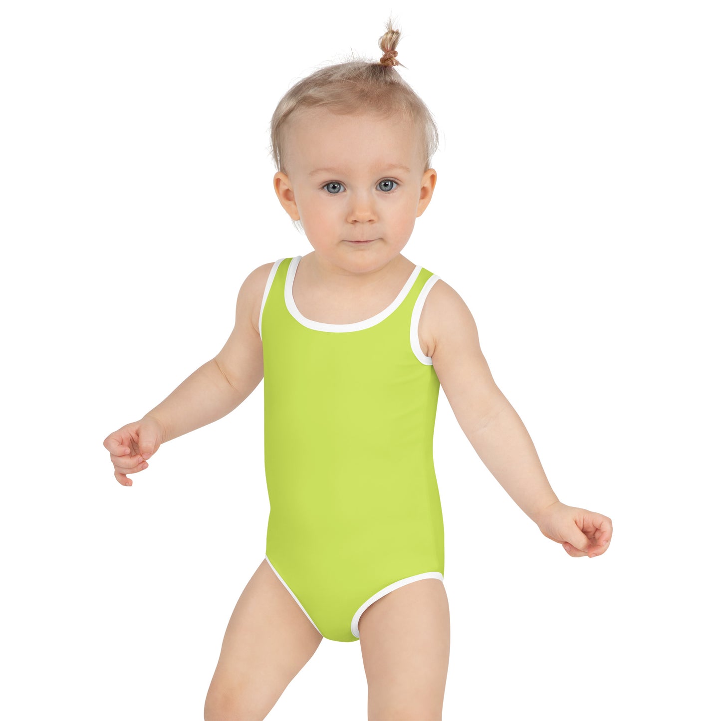 Kids Swimsuit - Lime Green