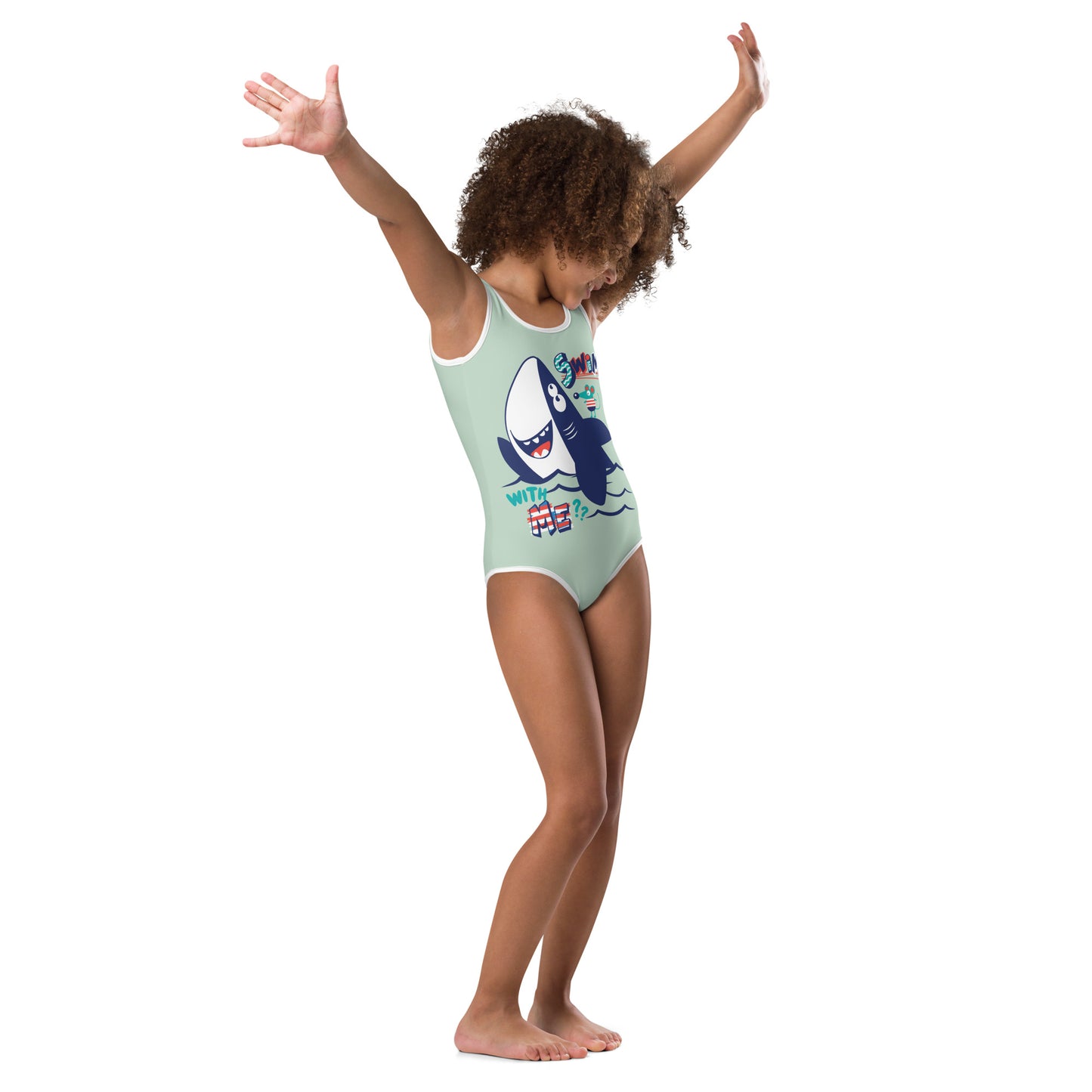 Kids Swimsuit - Swim with Me, Green