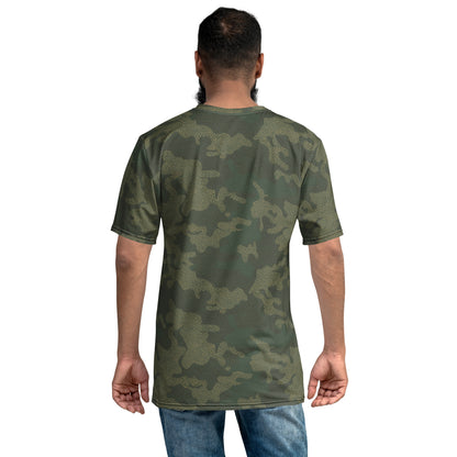 Klassischer Rundhalsausschnitt mit Camouflage-Muster