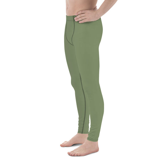 Sport Pro Leggings für Herren – Militärgrün
