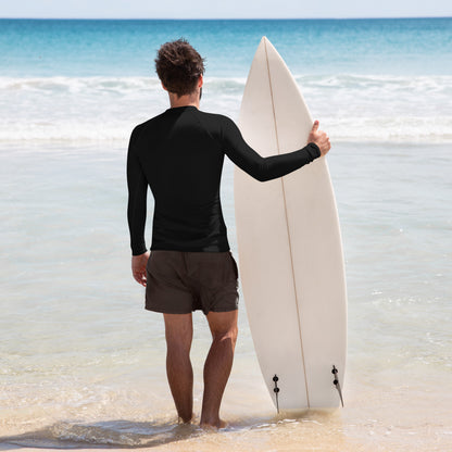 Men's Rash Guard - Midnight Black