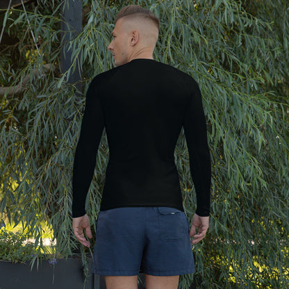 Men's Rash Guard - Midnight Black