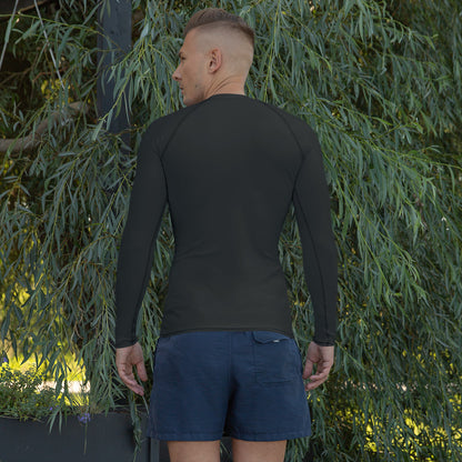 Men's Rash Guard - Charcoal Black