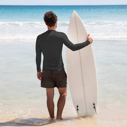 Men's Rash Guard - Charcoal Black