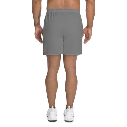 Men's Long Fit Performance Athletic Shorts - Heather Grey