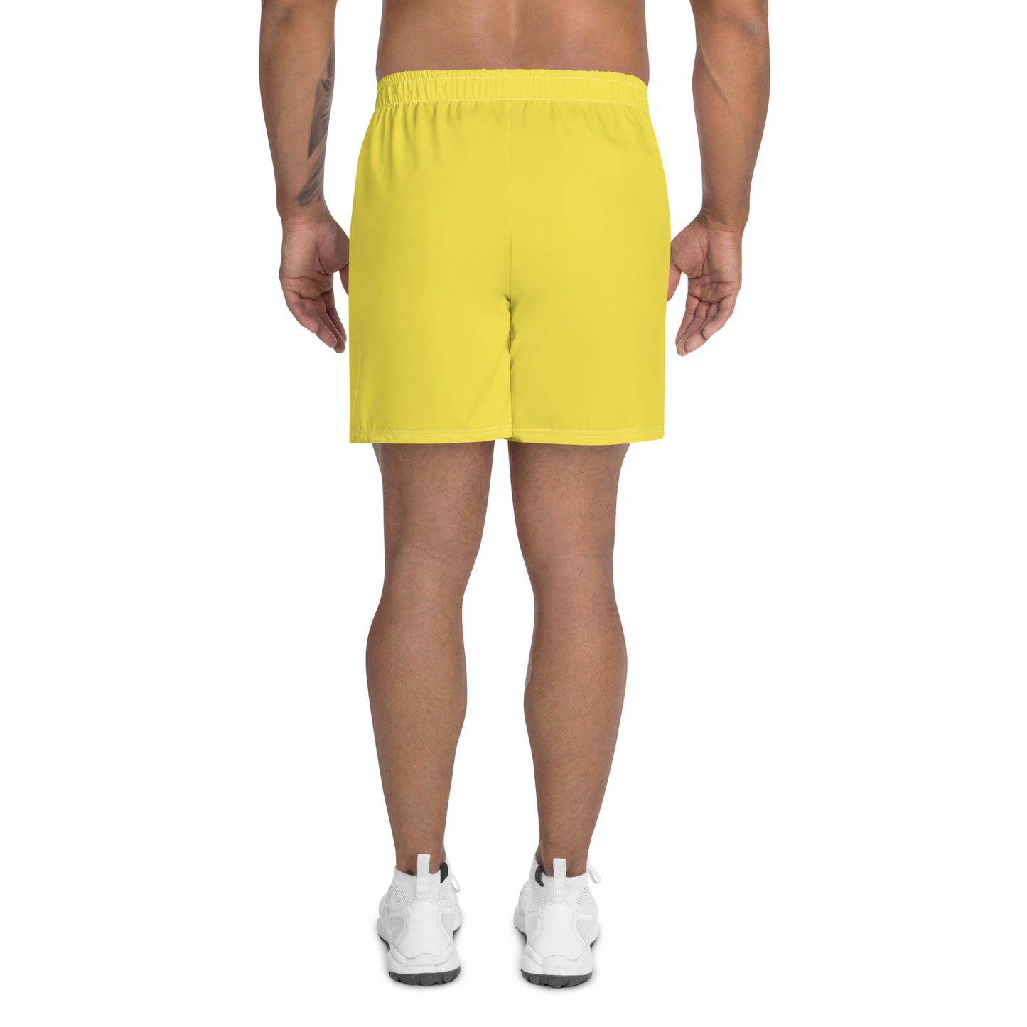 Lange Performance-Sportshorts für Herren – Sunburst-Gelb