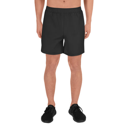 Men's Long Fit Performance Athletic Shorts - Charcoal Black