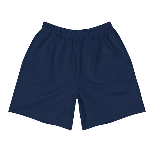 Herren-Performance-Sportshorts mit langer Passform – Marineblau