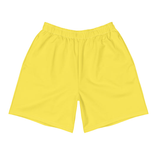 Lange Performance-Sportshorts für Herren – Sunburst-Gelb
