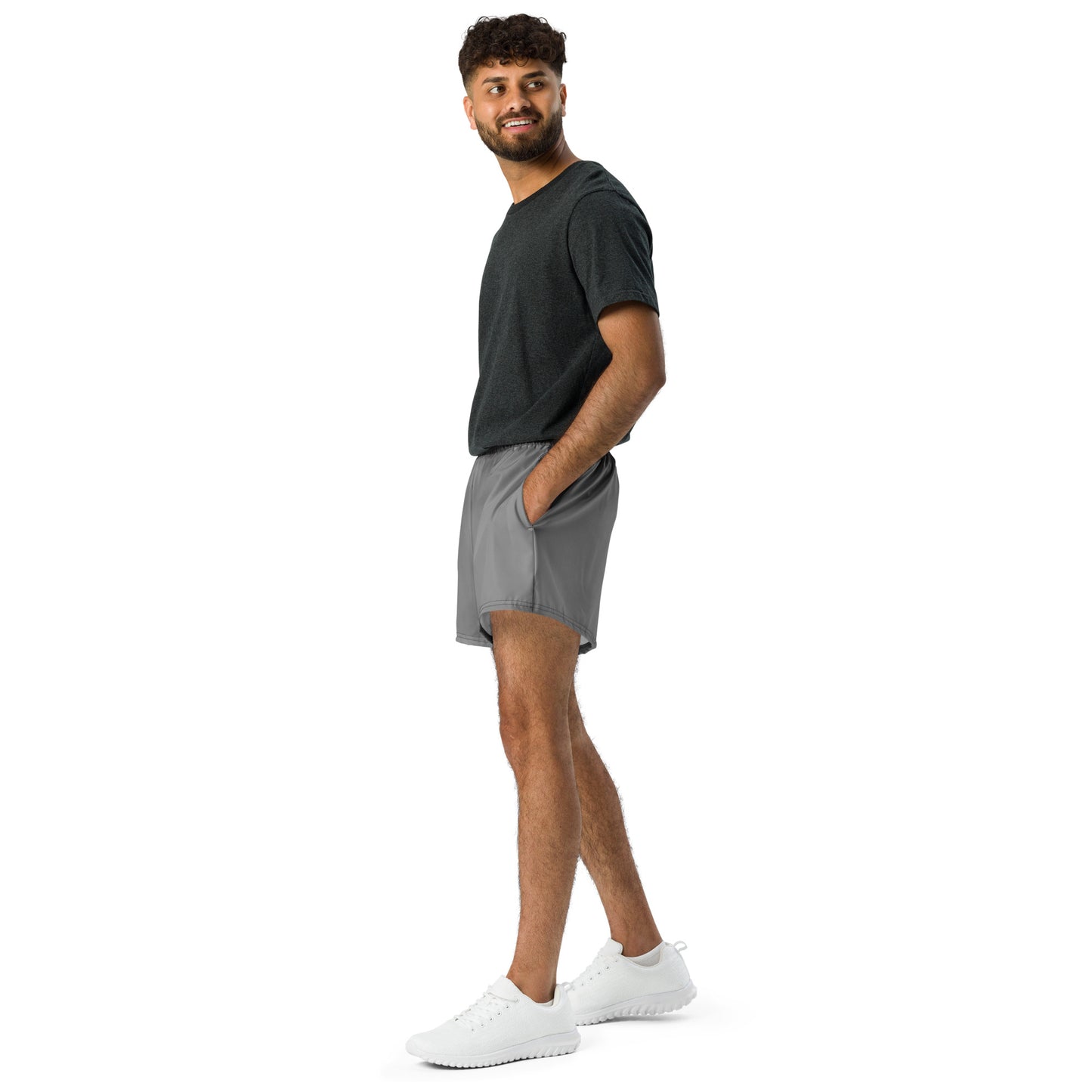 Performance-Sportshorts für Herren – Heather Grey