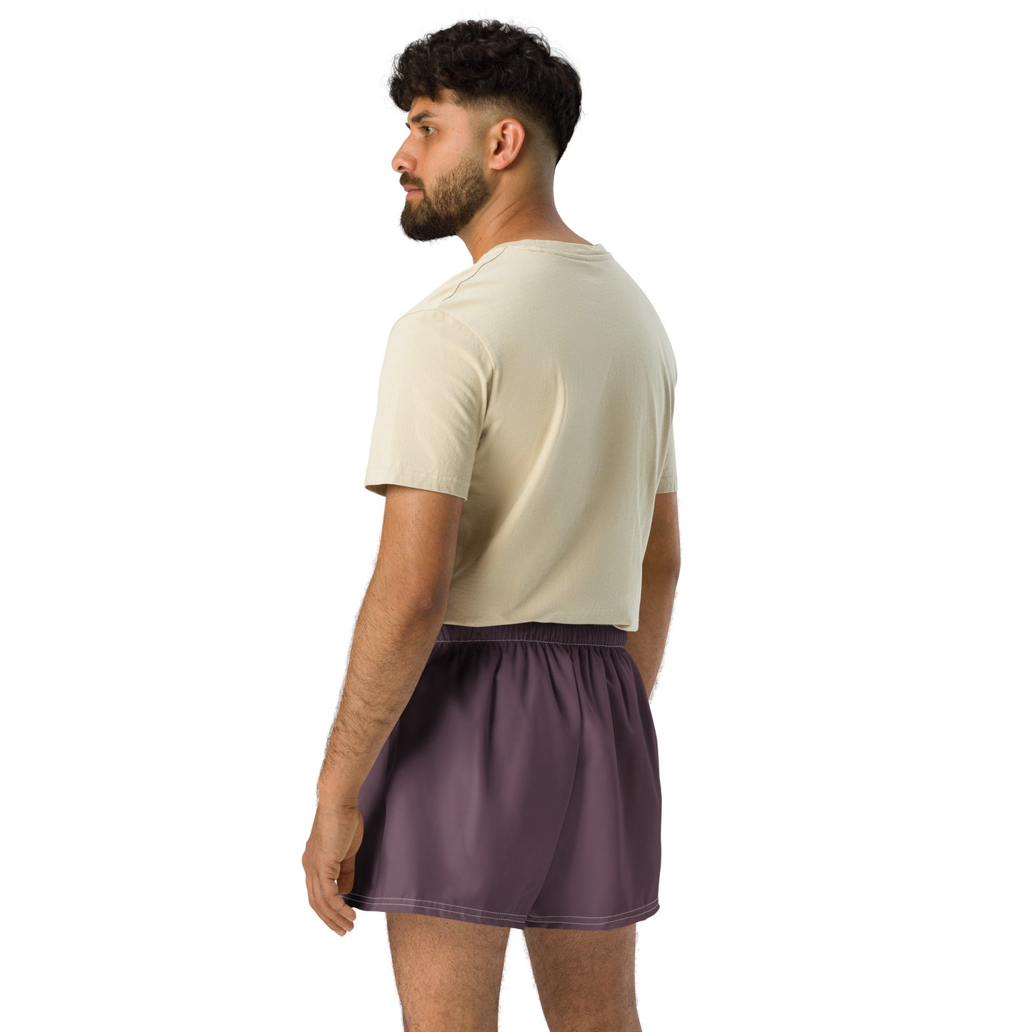 Performance-Sportshorts für Herren – Rauchpflaume