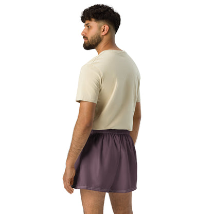 Performance-Sportshorts für Herren – Rauchpflaume