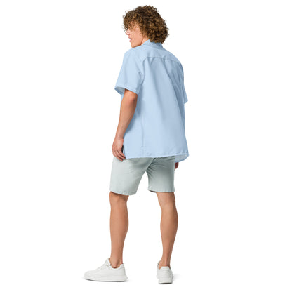 Short Sleeve Button Shirt - Sky Blue