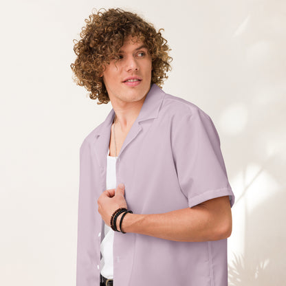 Short Sleeve Button Shirt - Violet