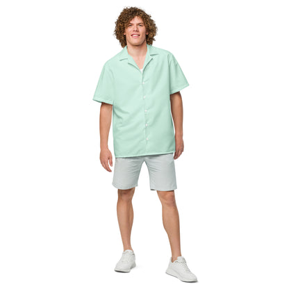 Short Sleeve Button Shirt - Mint Green