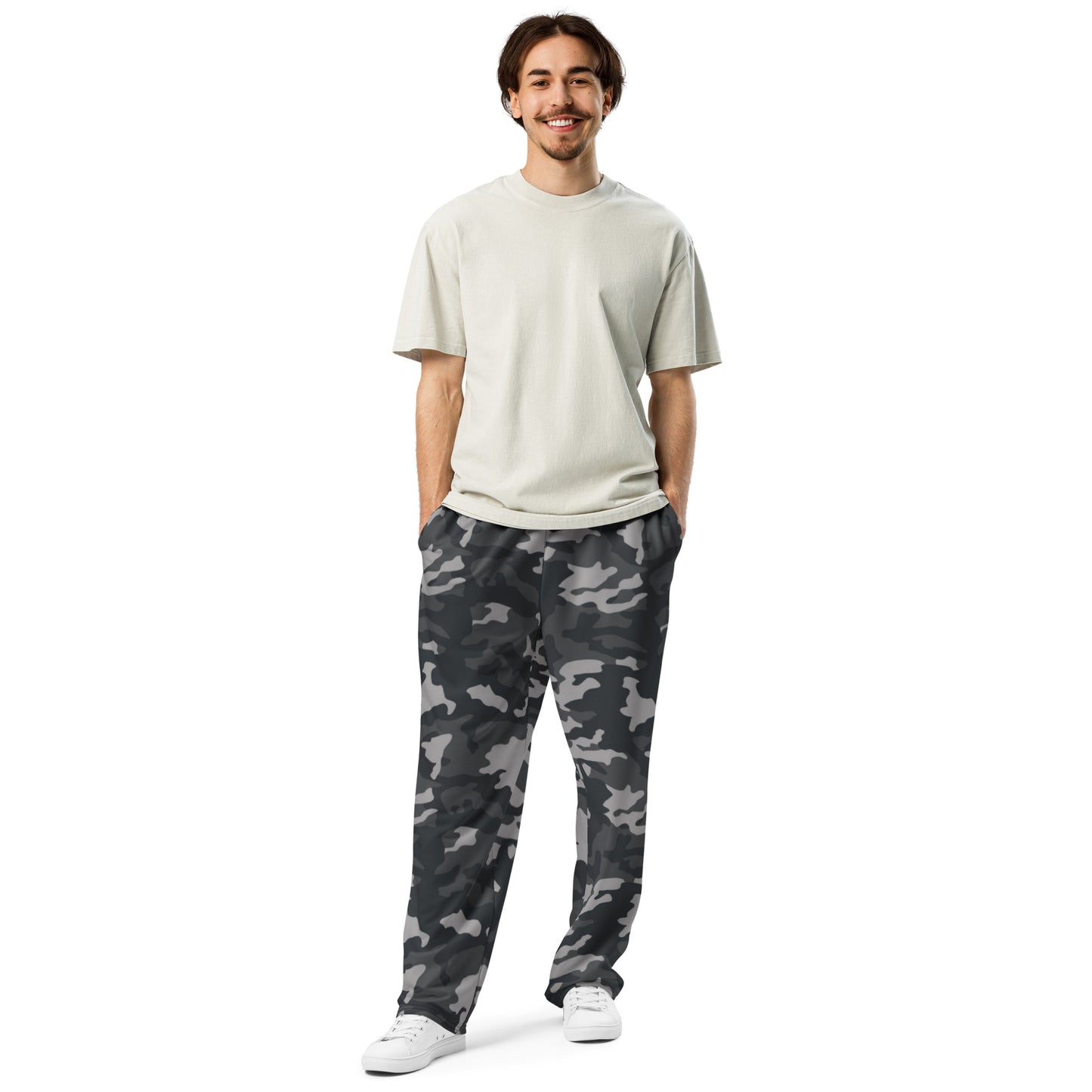 Herren-Jogginghose mit weitem Bein – Urban Camo