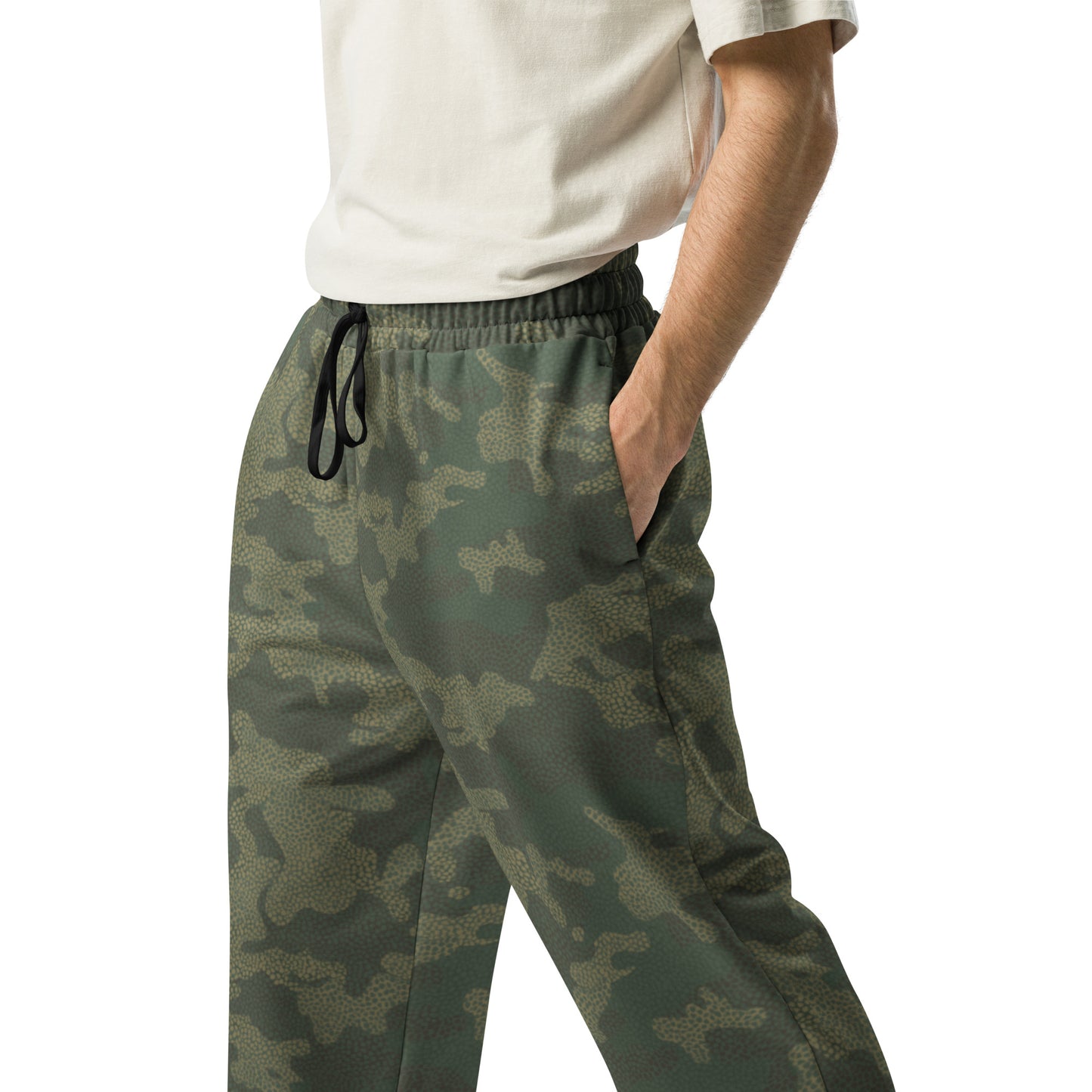 Herren-Jogginghose mit weitem Bein – Klassisches Tarnmuster