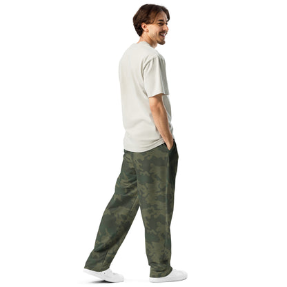 Herren-Jogginghose mit weitem Bein – Klassisches Tarnmuster