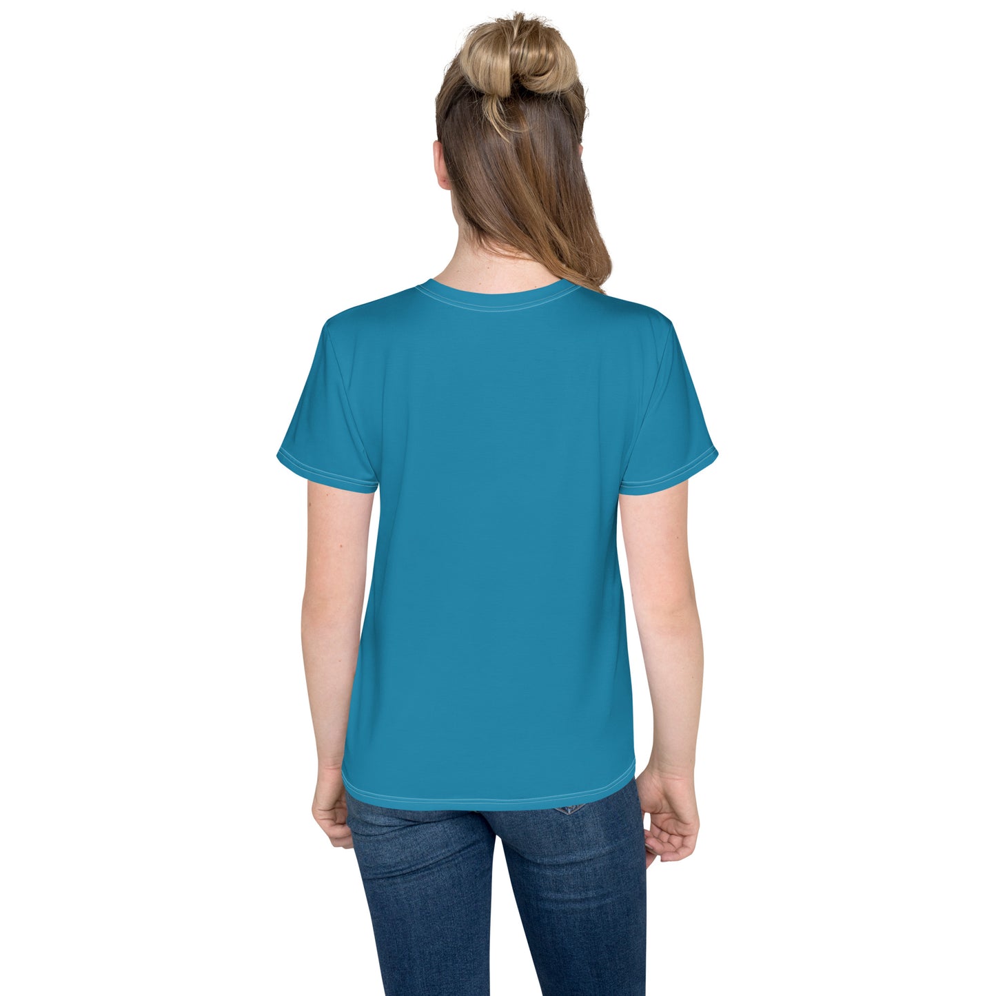 Youth crew neck t-shirt - Sky Blue